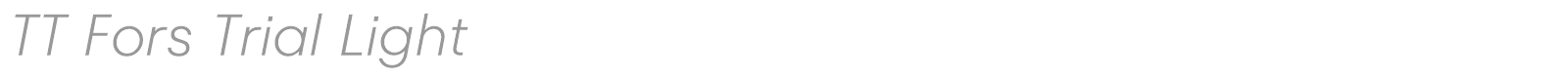 TT Fors font preview